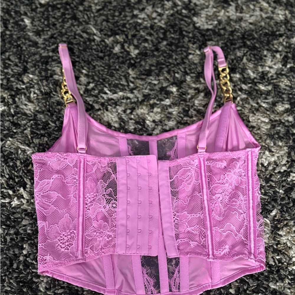 Victoria's Secret Pink Lace Top - Picture 2 of 5